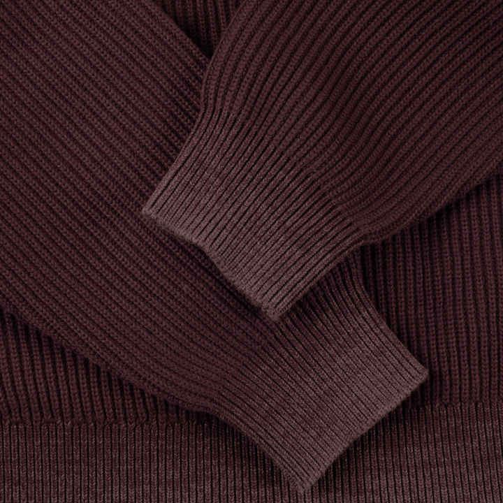 Dime Double Zip Knit Wine