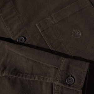 Polar Skate Co. Theodore Overshirt / Brushed Twill Brown