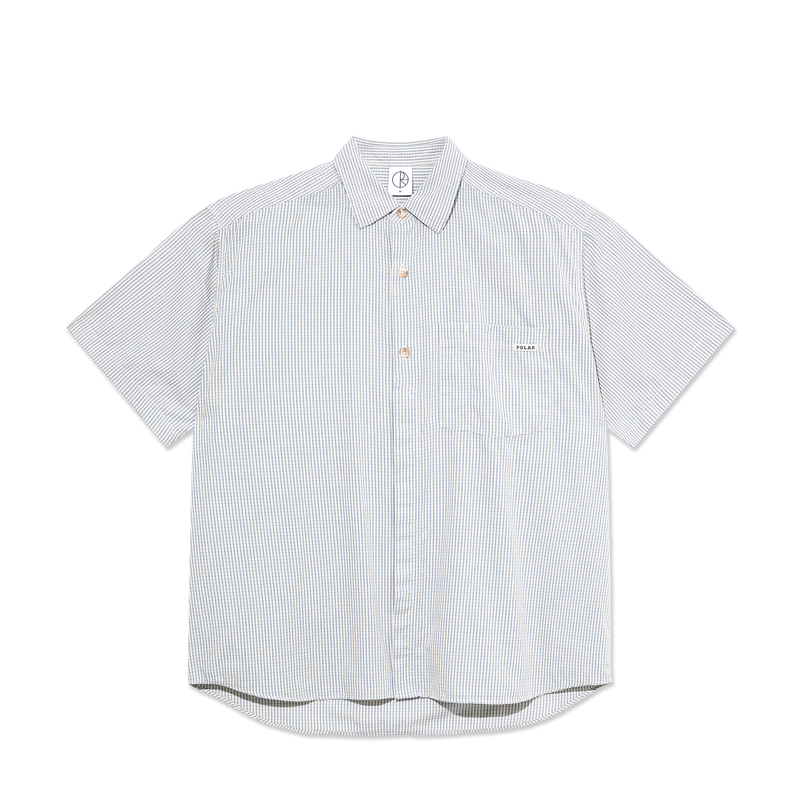 Polar Skate Co. Mitchell Shirt Blue/Check