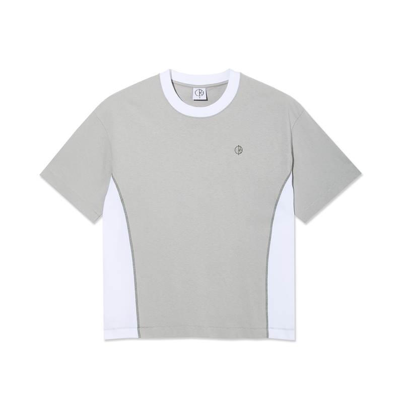 Polar Skate Co. Surf Panel Tee Silver/White