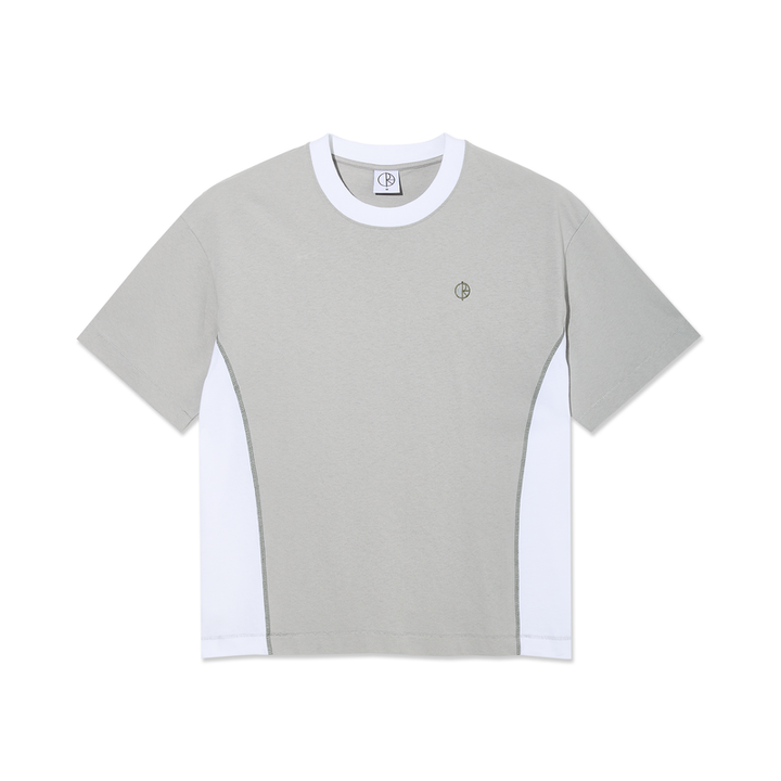 Polar Skate Co. Surf Panel Tee Silver/White